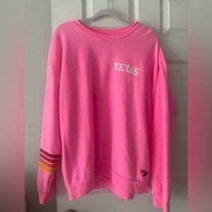 Aviator Nation Vibrant Pink Pullover